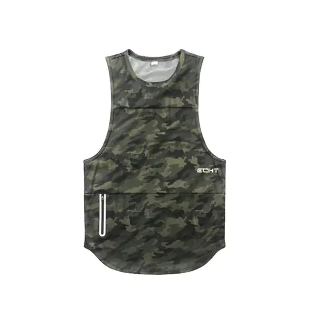 Men's Bodybuilding Sleeveless Workout Tank Top