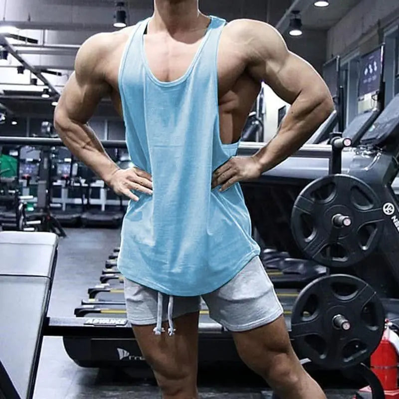 Men's Summer Workout Dry Fit Tank Top for Training