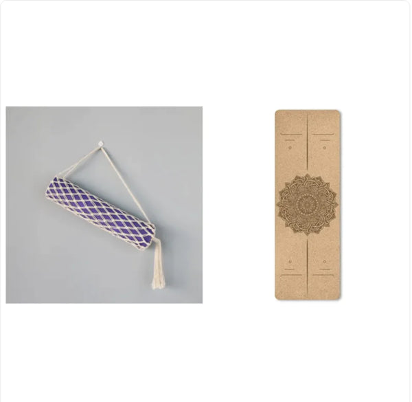 Eco-Friendly Non-Slip Cork Yoga Mat