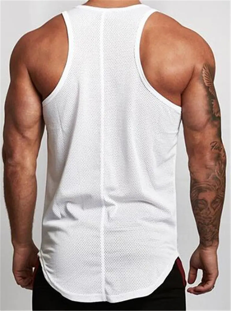 Men's Summer Quick-Dry Mesh Workout T-Shirt