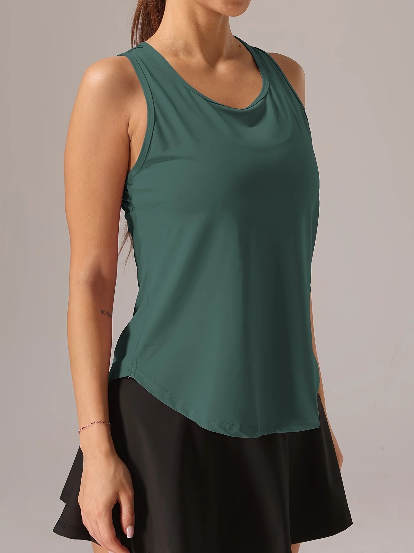 Women’s Performance Mesh Workout Tank – Sleeveless Gym, Tennis & Training Top