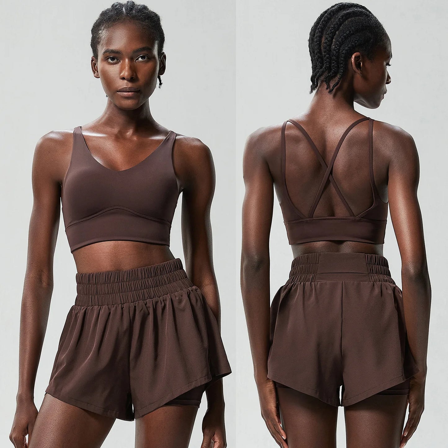 Women’s High Performance Sportswear Set – Tennis & Fitness Clothing
