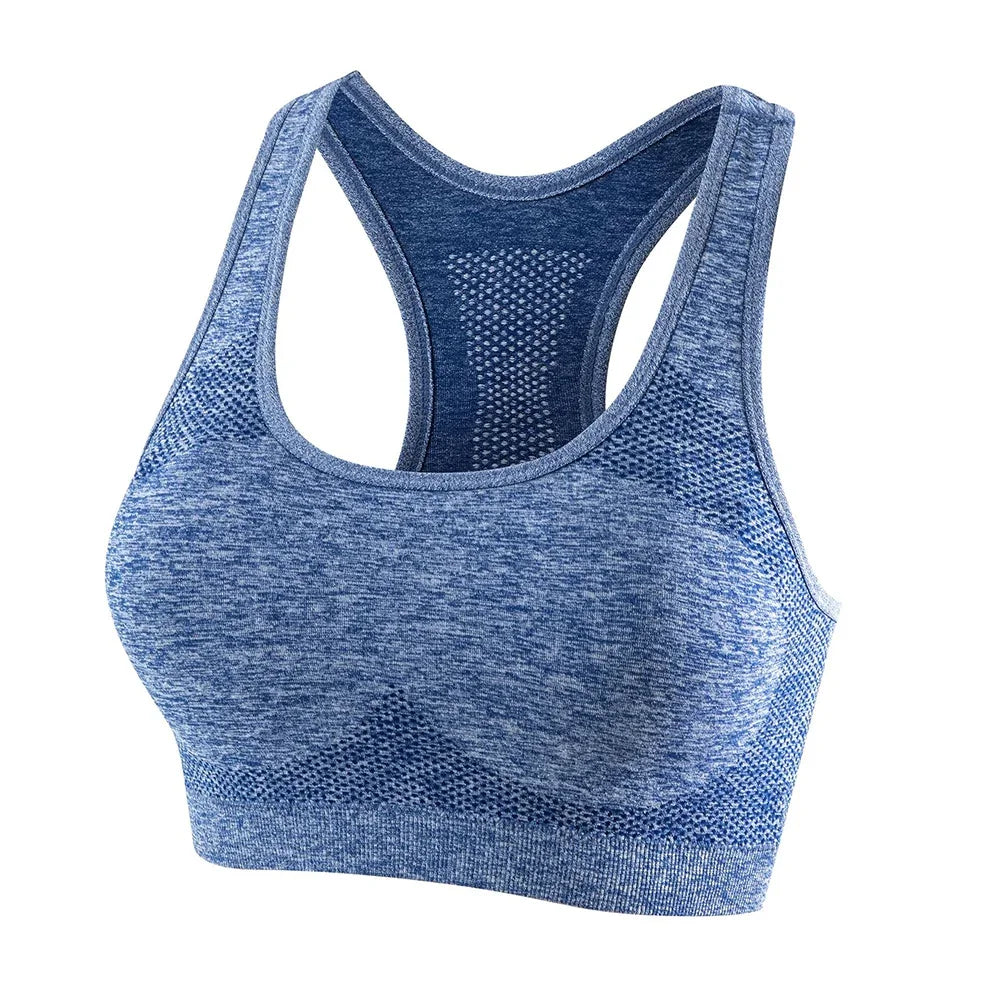 Women’s Push-Up Sports Bra – Breathable High Support Gym & Yoga Top