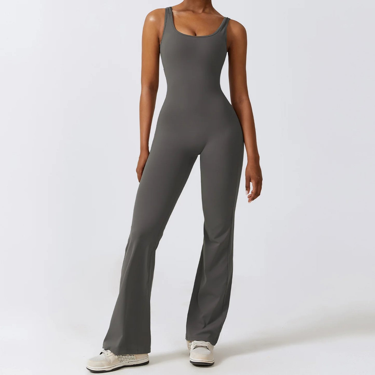 Women’s Seamless Fitness Jumpsuit – Stretch One-Piece Gym & Yoga Suit