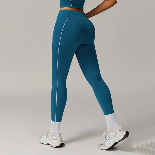 Women’s High-Waist Booty Lift Gym Leggings – Sculpting Push-Up Workout Tights