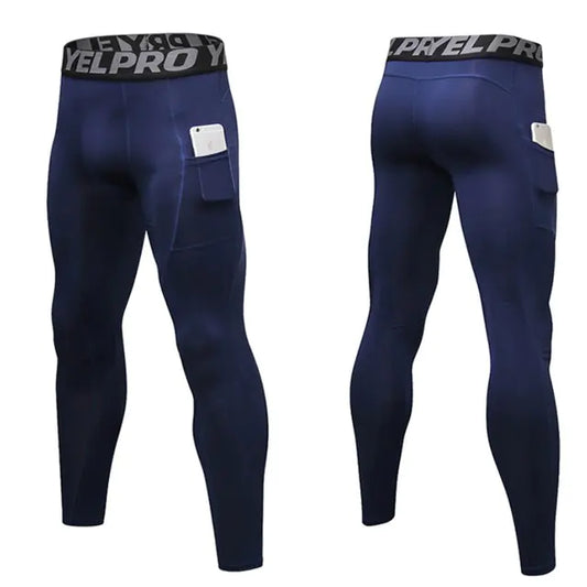 Custom Men’s Compression Leggings for Gym & Running