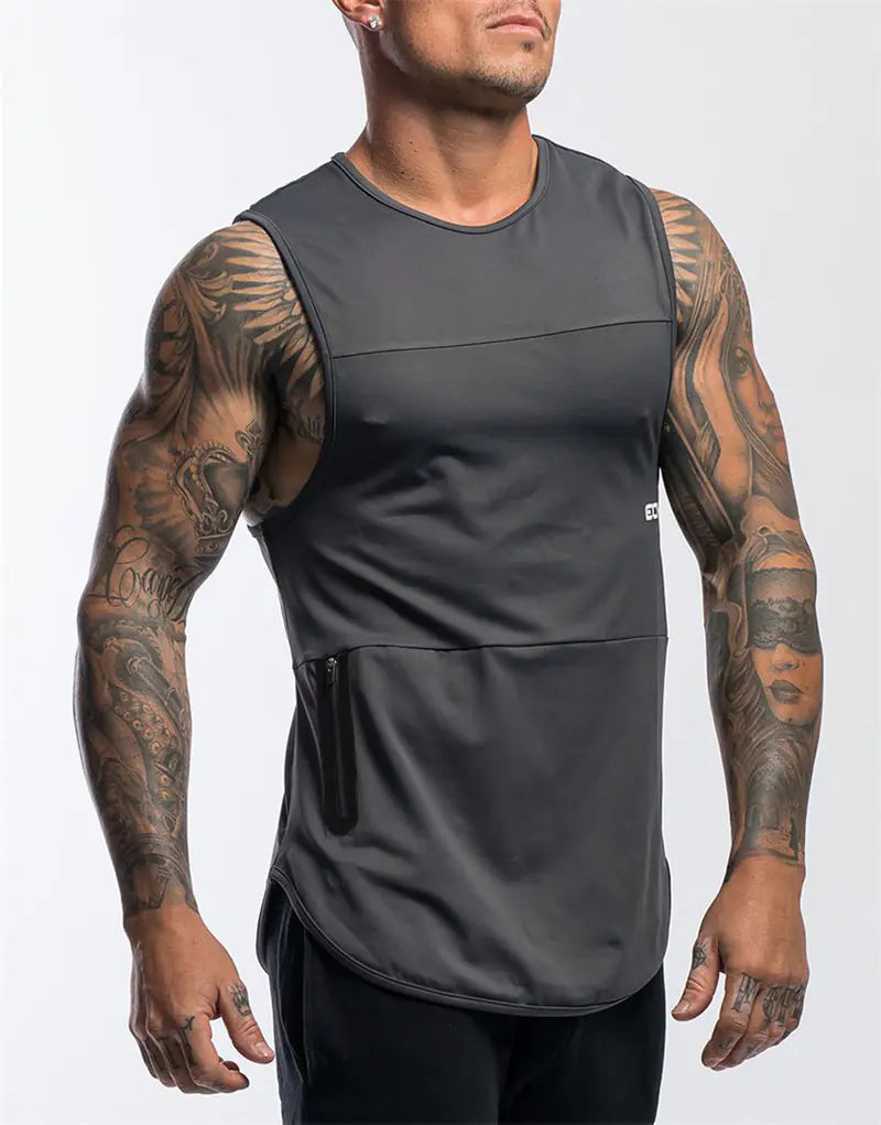 Men's Bodybuilding Sleeveless Workout Tank Top