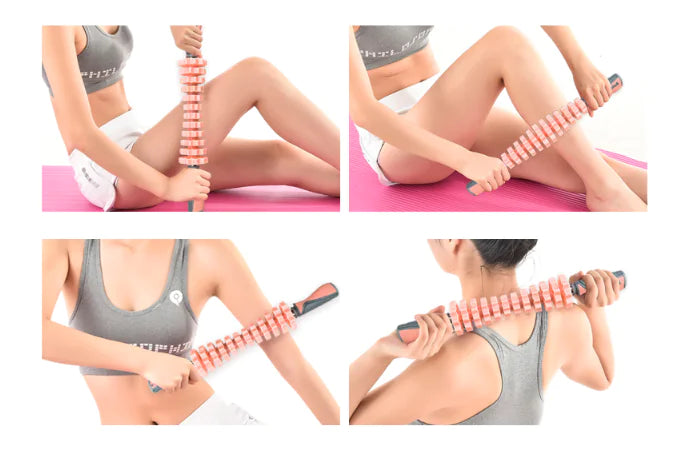 Foam Roller for Leg Muscle Relaxation and Yoga Use
