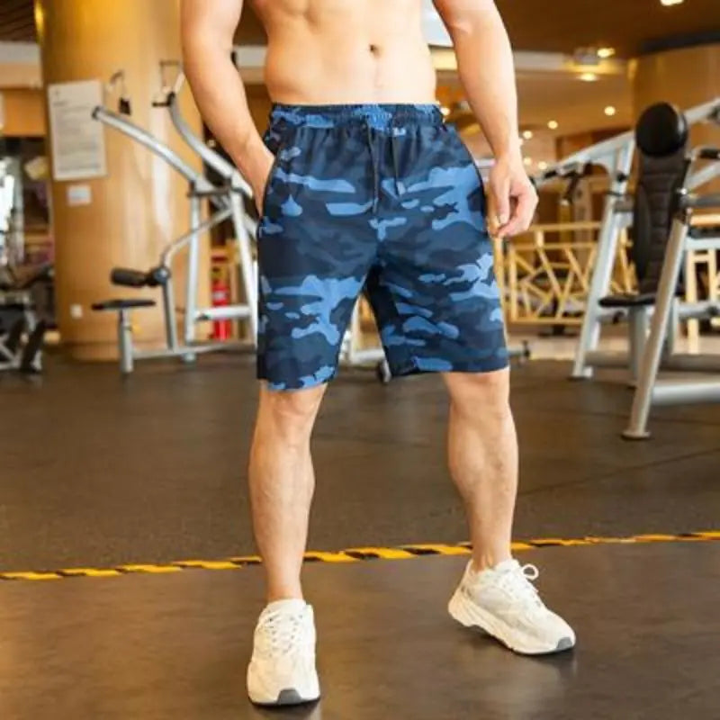 Men's Lightweight Quick-Dry Camo Beach Shorts