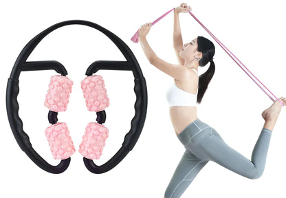 Foam Roller for Leg Muscle Relaxation and Yoga Use