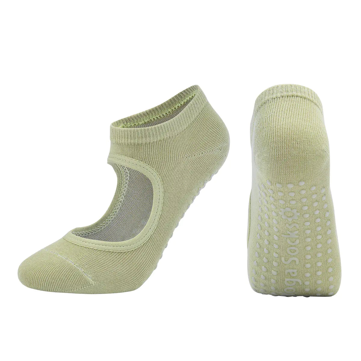 Yoga Socks for Women - Non-Slip Cotton Pilates Fitness