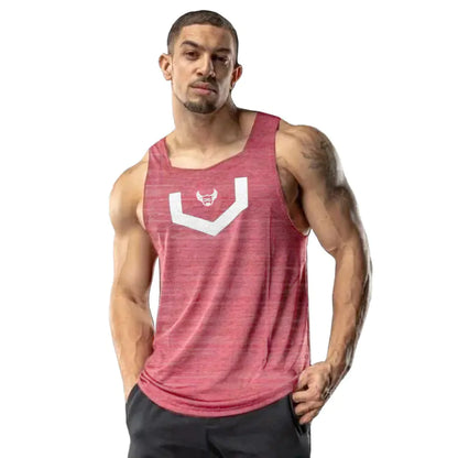 Men's Muscle Fitness Running Tank Top, Quick-Dry Sleeveless