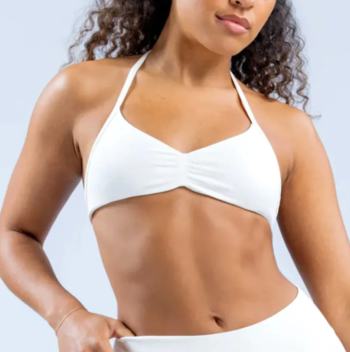 Women's Halter Back Sports Bra