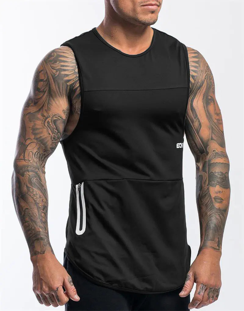 Men's Bodybuilding Sleeveless Workout Tank Top