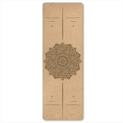 Eco-Friendly Non-Slip Cork Yoga Mat