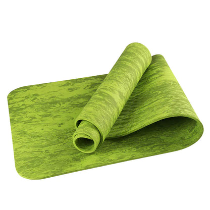 Camouflage Yoga Mat TPE Thick Non-Slip for Beginners