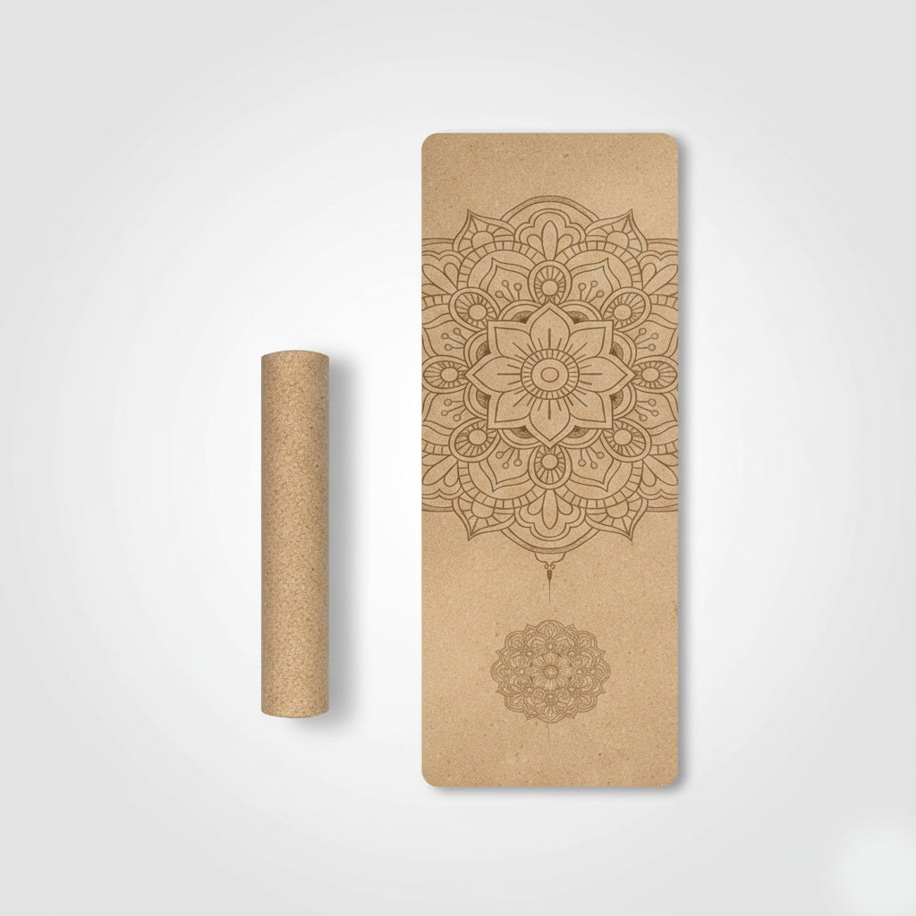 Eco-Friendly Non-Slip Cork Yoga Mat