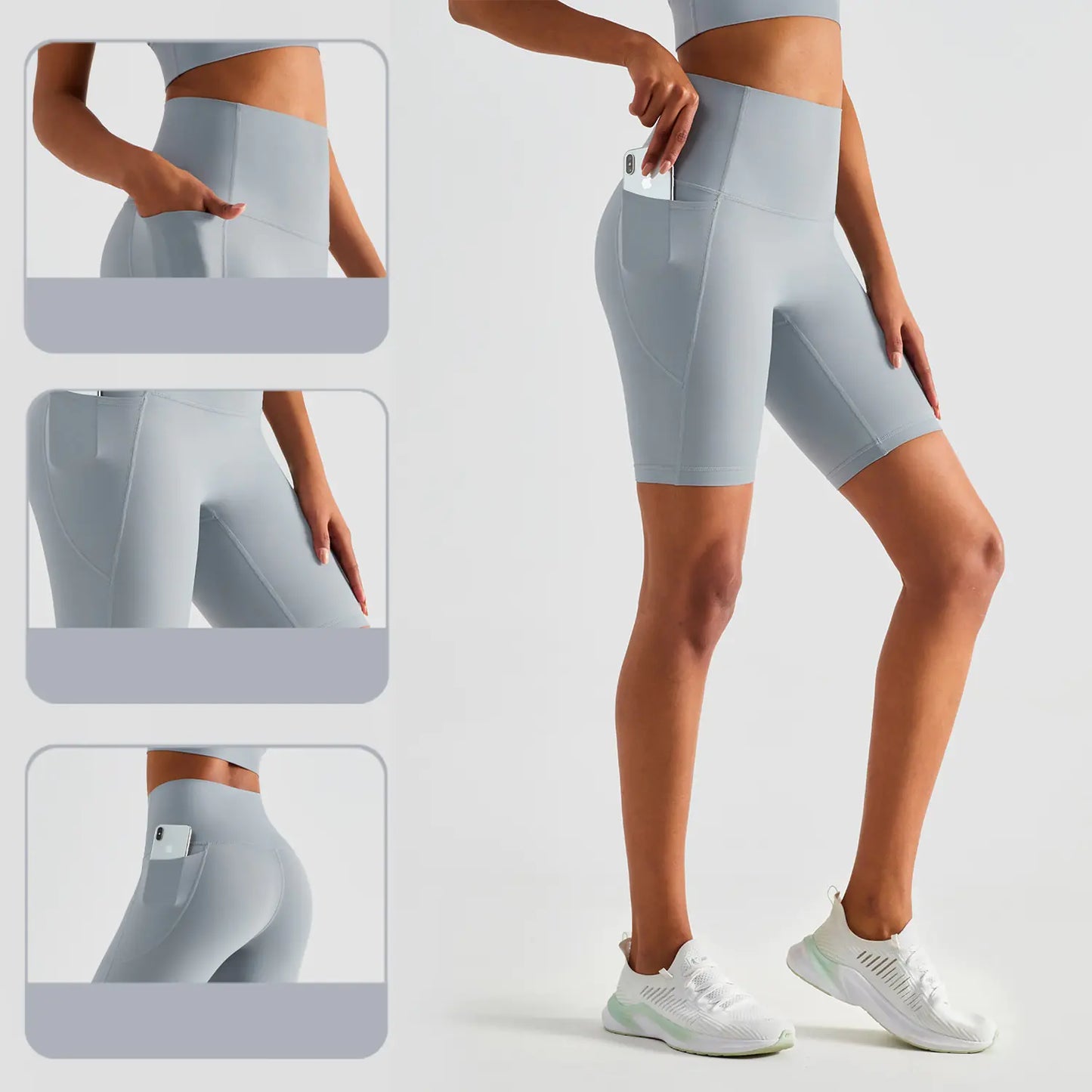 Ultra-High Waisted Peach Hip Lift Yoga Pants