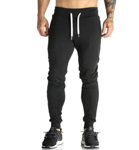Athletic Pants, Slim Fit Trousers, Casual Long Pants
