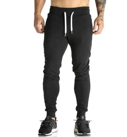 Athletic Pants, Slim Fit Trousers, Casual Long Pants