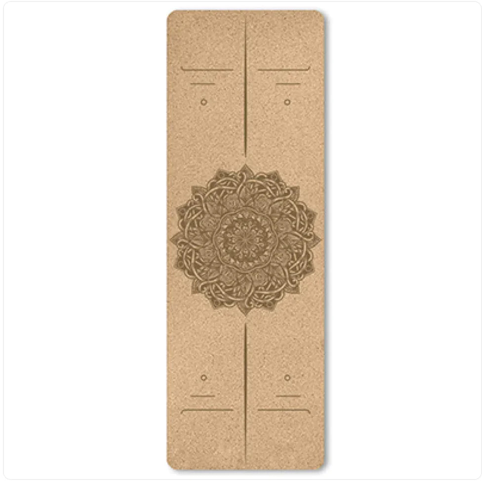Eco-Friendly Non-Slip Cork Yoga Mat