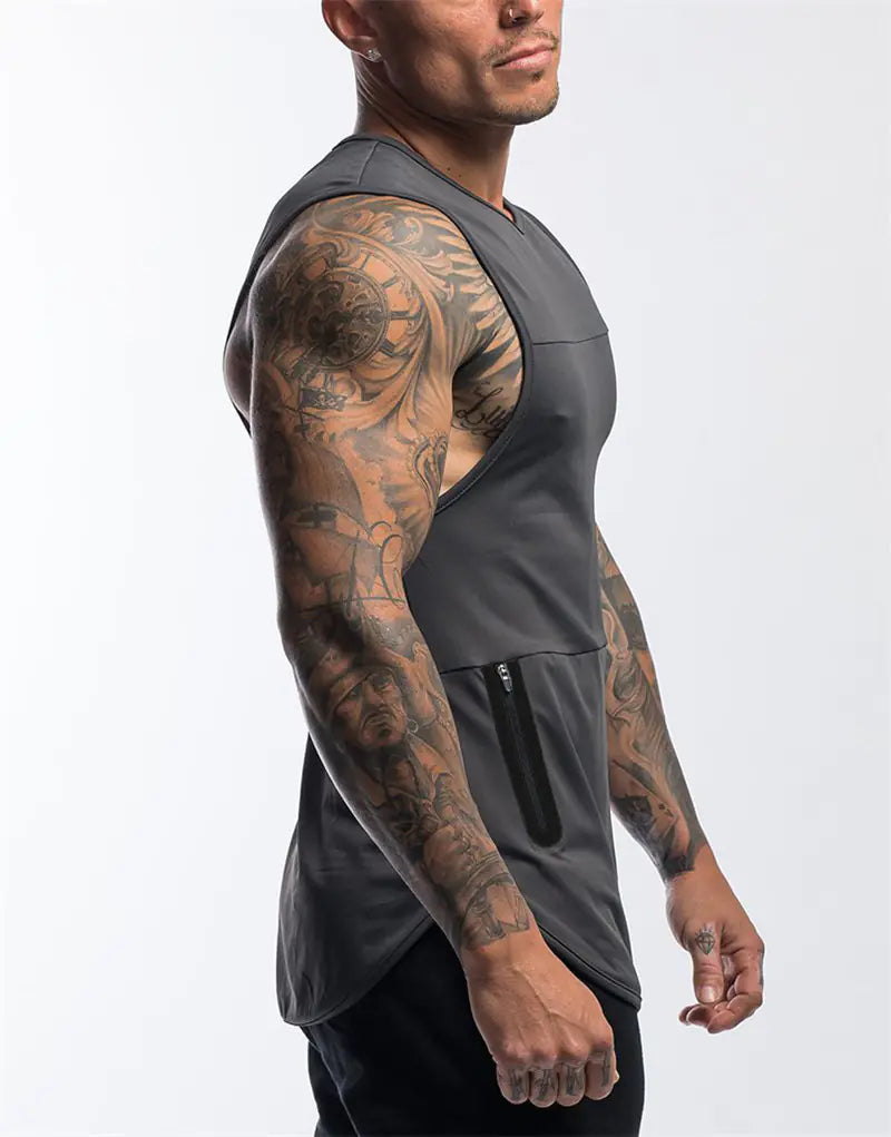 Men's Bodybuilding Sleeveless Workout Tank Top