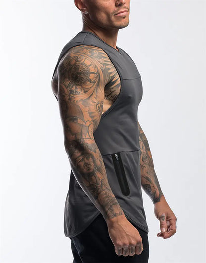 Men's Bodybuilding Sleeveless Workout Tank Top