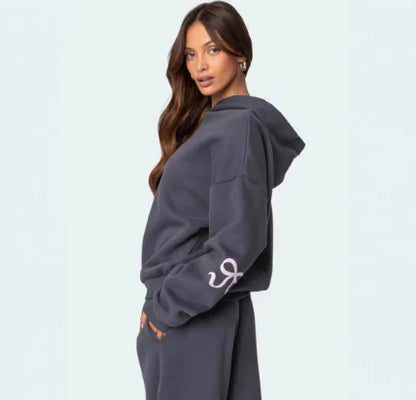 Loose Fit Printed Sweater & Pant