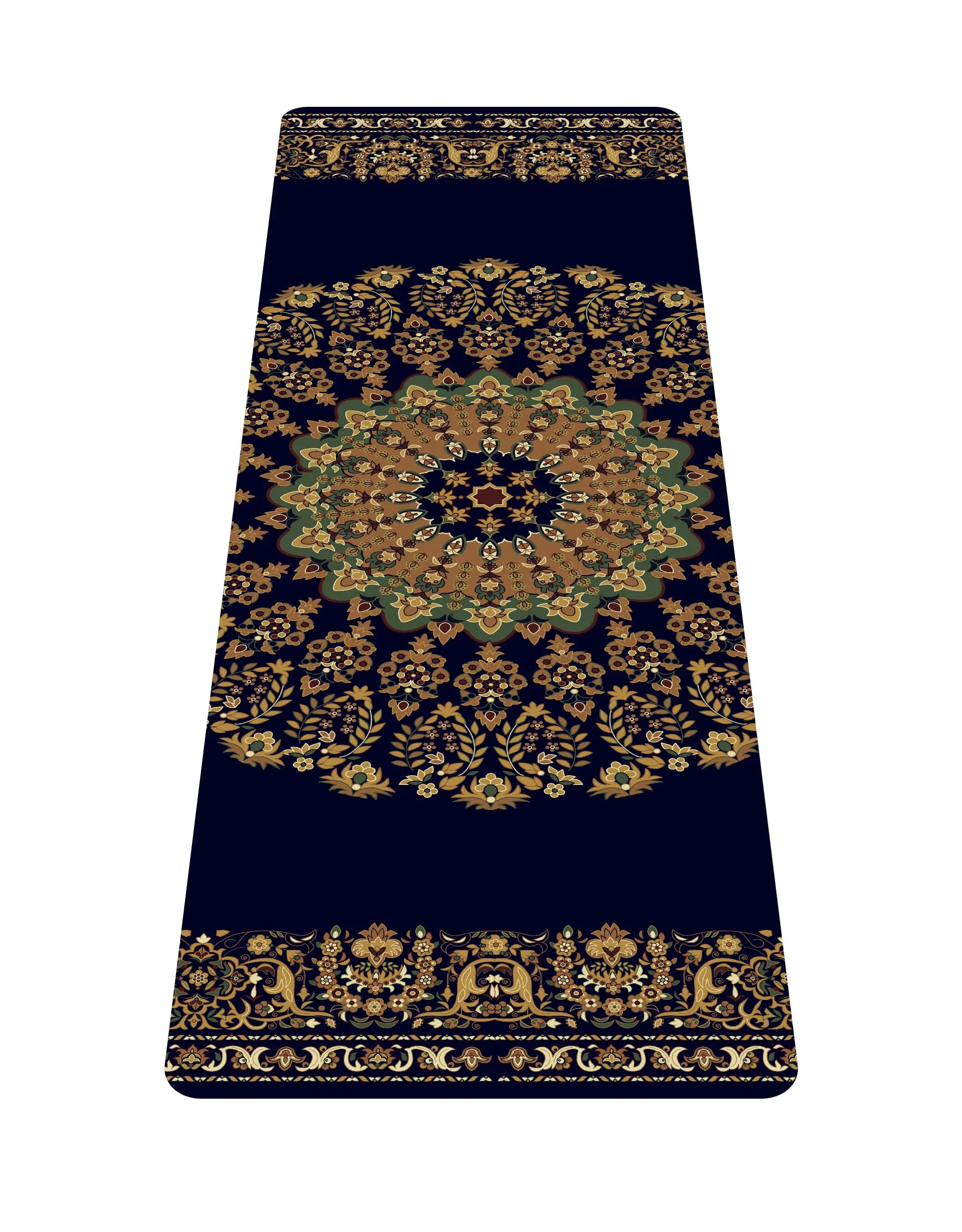 nuveti Printed Travel Yoga Mat-1/16 Inch Thick Non Slip Fitness Workout Mat with Carrying Bag Foldable Lightweight Suede & Natural Rubber Yoga Mat for Yoga Pilates and Fitness 72