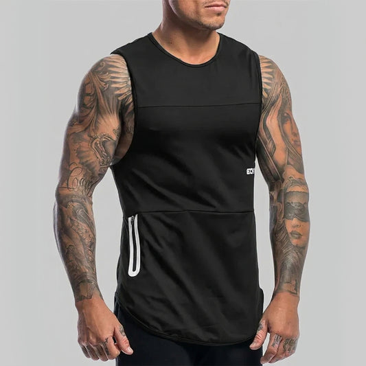 Men's Bodybuilding Sleeveless Workout Tank Top
