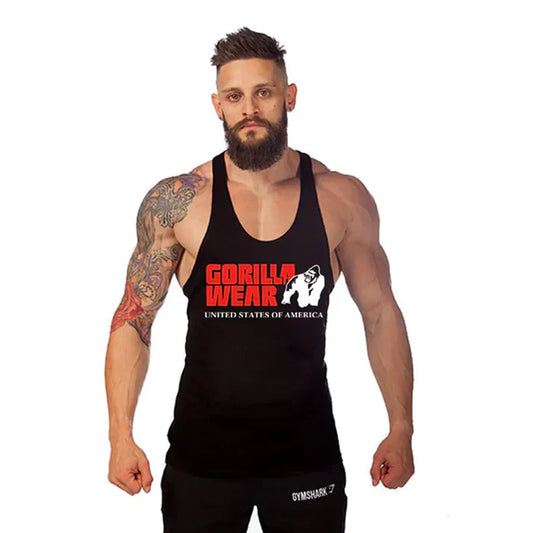 Men's Sleeveless Sports T-Shirt for Gym and Running