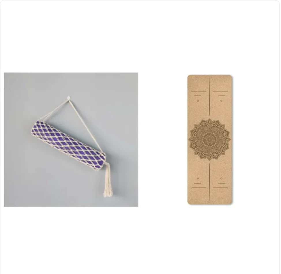 Eco-Friendly Non-Slip Cork Yoga Mat