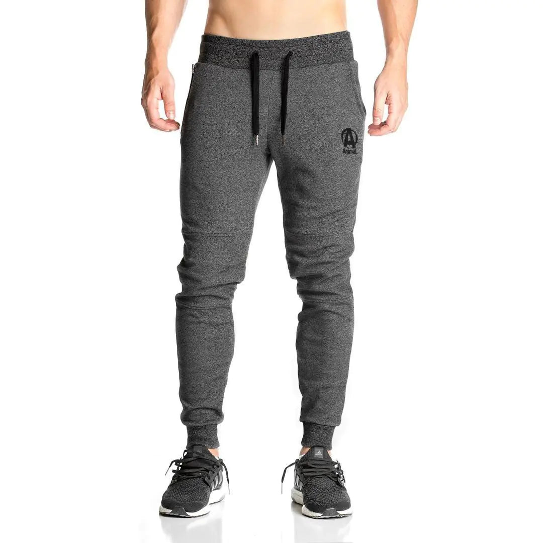 Athletic Pants, Slim Fit Trousers, Casual Long Pants