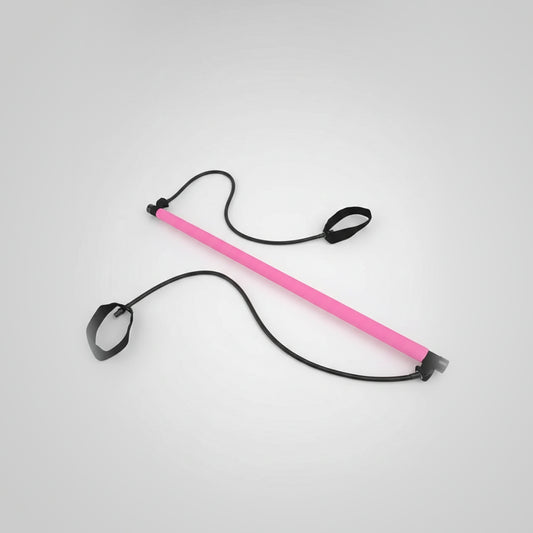 Pilates Fitness Stick with Resistance Bands for Yoga