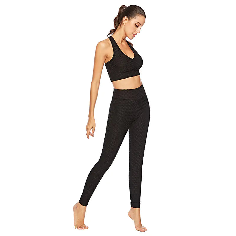 Yoga Set with Leggings and Workout Gear
