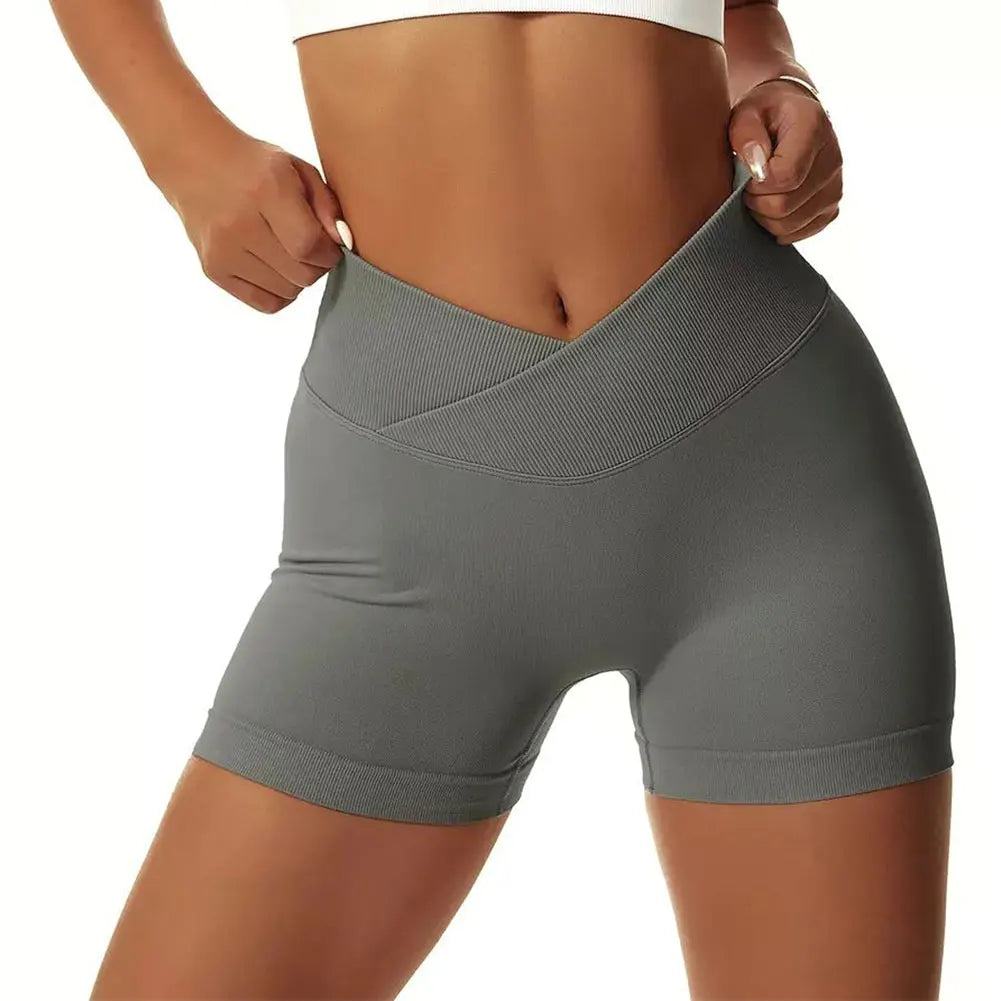 High Waist Gym Shorts for Women – Tummy Control & Sculpt Fit