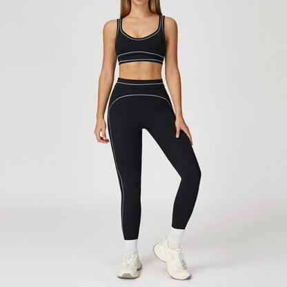 Yoga Set Gym Clothes Athletic Wear Fitness Set Tracksuits Yoga Suit For Women Sports Bra Gym Leggings Sportswear