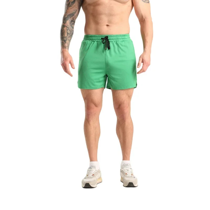 Men’s Quick Dry Gym Shorts with Pockets – Breathable Running & Training Fitness Shorts