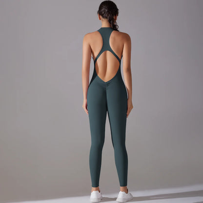 Women’s Tummy Control Push-Up Sports Bodysuit