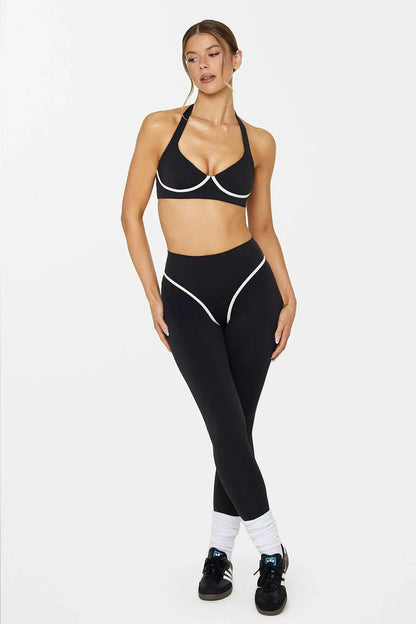 Seamless Zip Jacket Set for Women – Body Sculpting Yoga & Gym Outfit