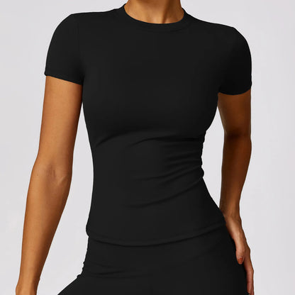 Women’s Athletic Gym T-Shirt – Breathable Quick-Dry Running & Workout Top