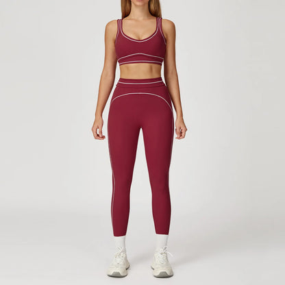 Yoga Set Gym Clothes Athletic Wear Fitness Set Tracksuits Yoga Suit For Women Sports Bra Gym Leggings Sportswear