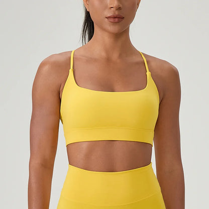 Seamless Sports Bra for Women | Stretchy Breathable Gym Crop Top