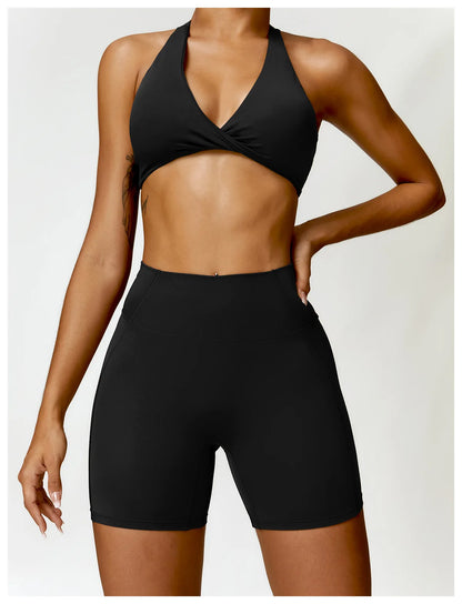 Women Seamless Yoga Set 2PCS Gym Workout Clothes for Female Push Up Bra High Waist Leggings Sexy Fitness Sportswear Sports Suits