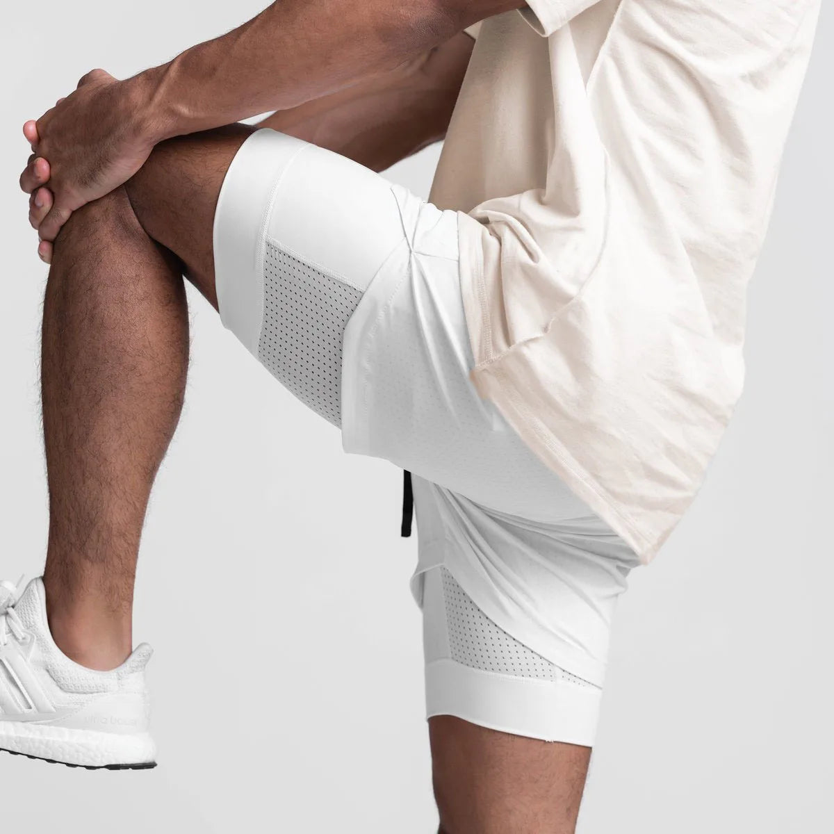 Men’s Double Layer Workout Shorts – Quick-Dry Gym, Running & Fitness Wear