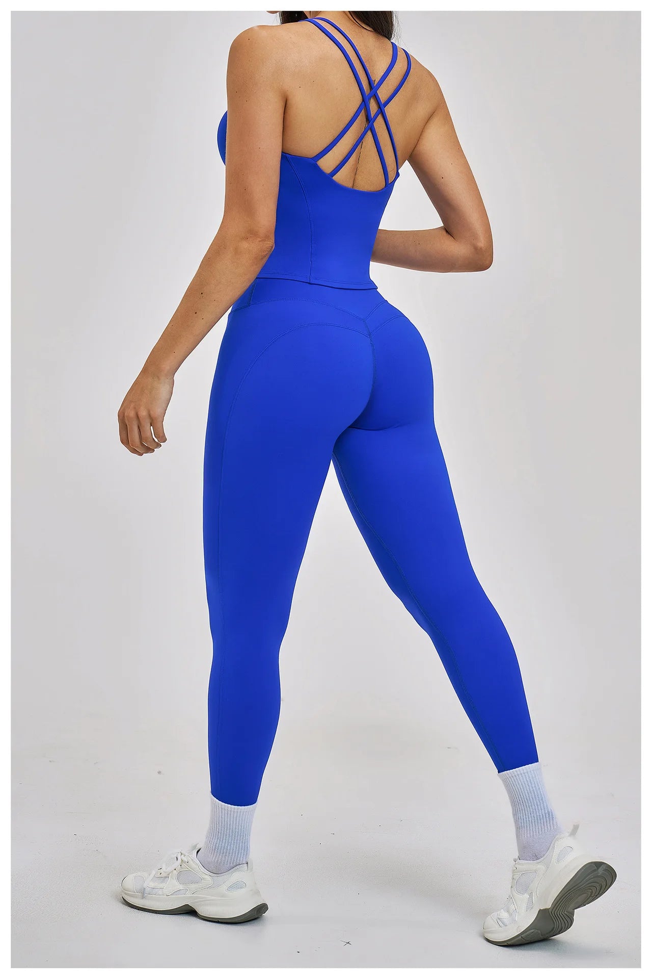 Women’s 2PCS Yoga Set – High Waist Leggings & Sports Bra Gym Workout Outfit