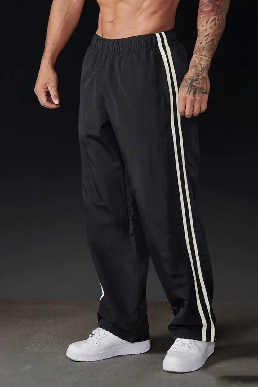 GYM Popular Long Pants Men's Running Casual Straight Leg Sweatpants Autumn New Product Bodybuilding Loose Training Sports Pants