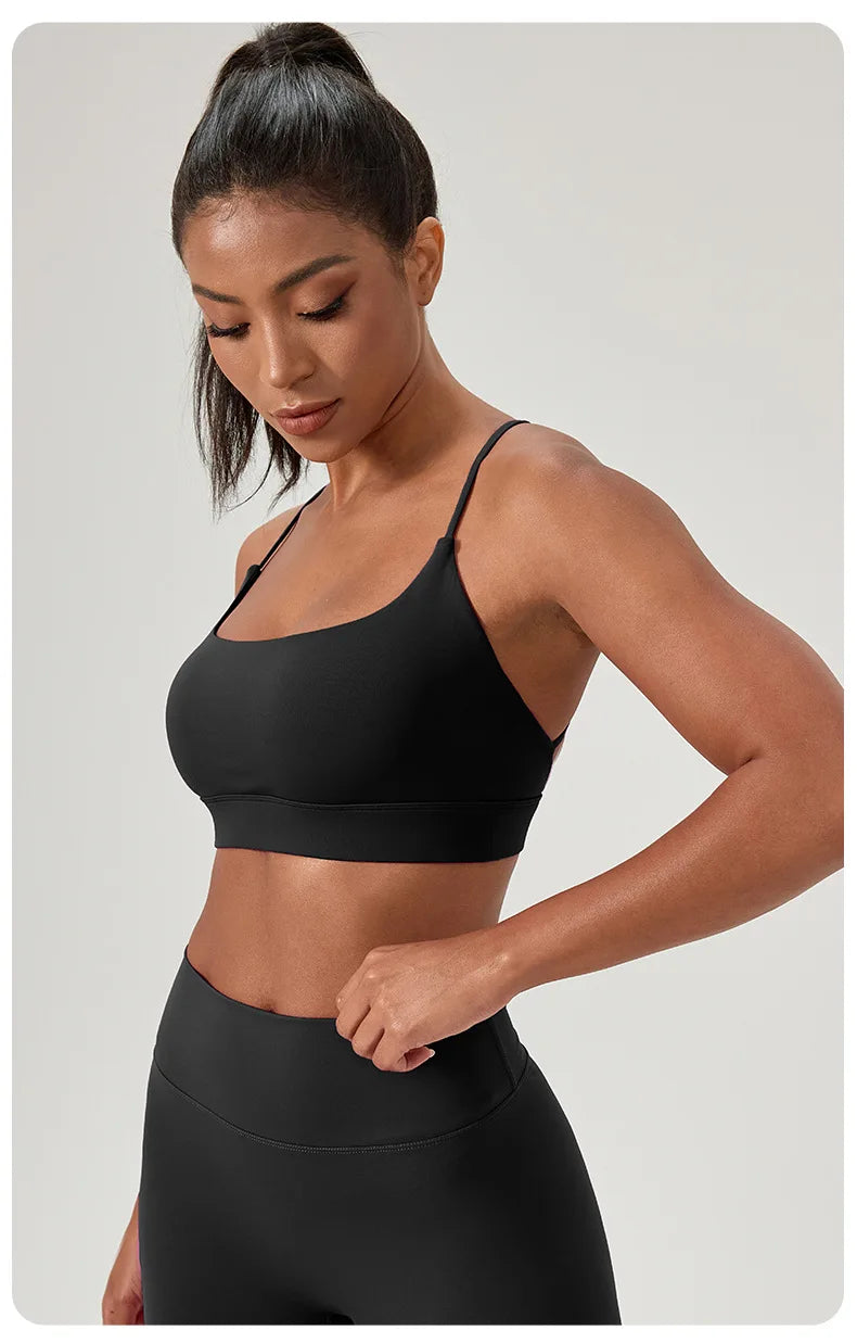 Seamless Sports Bra for Women | Stretchy Breathable Gym Crop Top