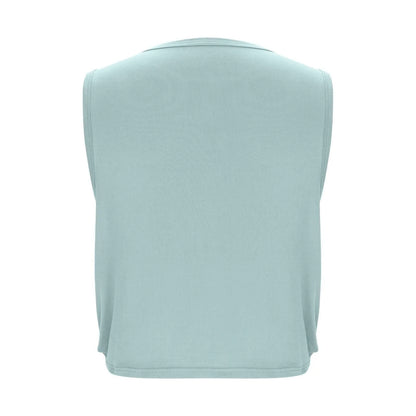 Women’s Sleeveless Breathable Workout Tank Top – Lightweight Yoga & Gym Crop Vest