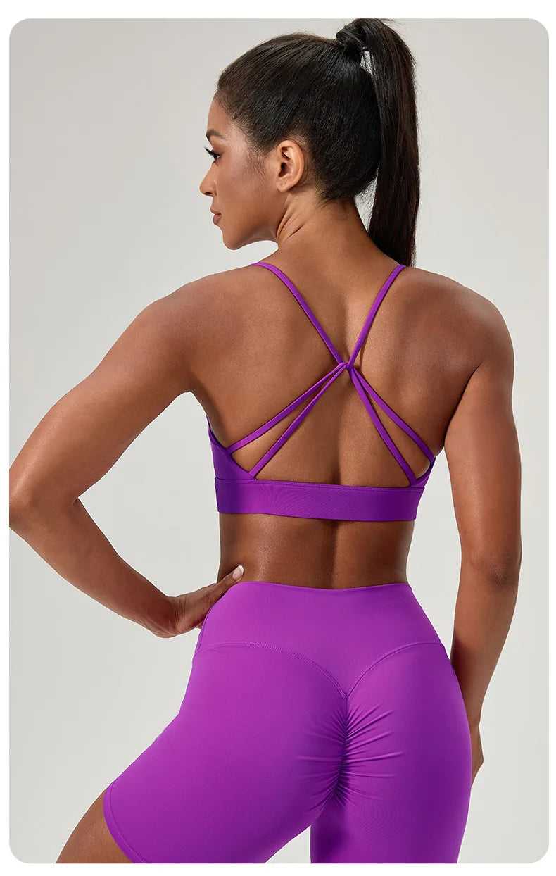 Seamless Sports Bra for Women | Stretchy Breathable Gym Crop Top